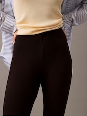 Calvin Klein Black Ponte Pull-On Skinny Trousers - Image 4 of 6