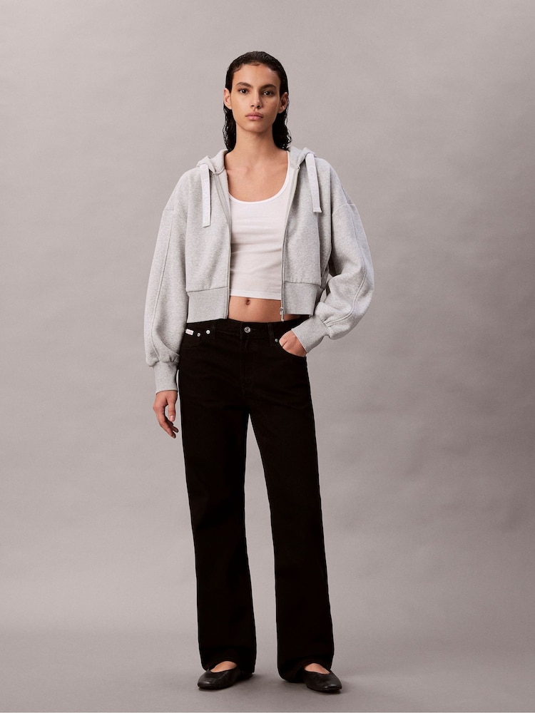 Calvin Klein Black 90s Straight Jeans - Image 1 of 5