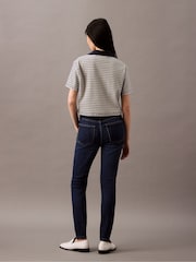Calvin Klein Blue Mid Rise Skinny Jeans - Image 3 of 6