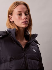 Calvin Klein Blue Short Down Puffer Jacket - Image 5 of 7
