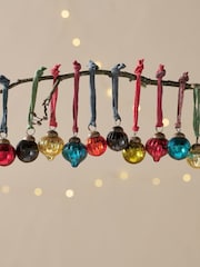 Nkuku Mixed Dew Drop Christmas Baubles - Image 1 of 5