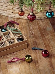 Nkuku Mixed Dew Drop Christmas Baubles - Image 4 of 5