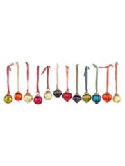 Nkuku Mixed Dew Drop Christmas Baubles - Image 5 of 5