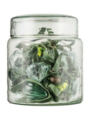 Nkuku Set of 16 Green Adisa Christmas Baubles Jar - Image 5 of 6