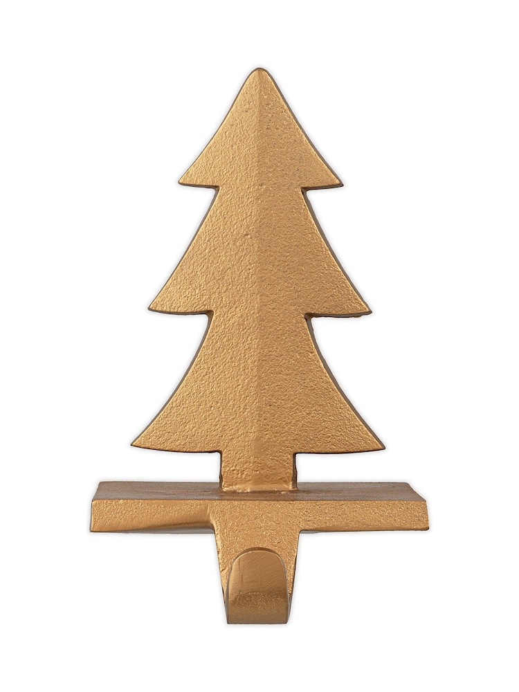 Nkuku Antique Brass Kotta Stocking Christmas Tree Holder - Image 4 of 4 Nkuku Antique Brass Kotta Stocking Christmas Tree Holder - Image 4 of 4