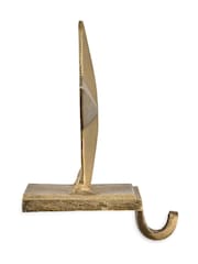 Nkuku Brass Kotta Christmas Stocking Star Holder - Image 3 of 3