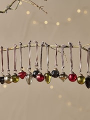 Nkuku Set of 16 Mixed Adisa Christmas Baubles Jar - Image 1 of 4