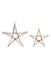 Nkuku Brass Sanwi Standing Christmas Star - Image 4 of 4