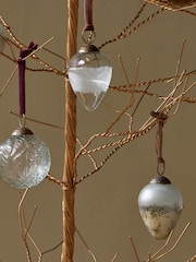 Nkuku Brass Charida Christmas Wire Tree - Image 1 of 5