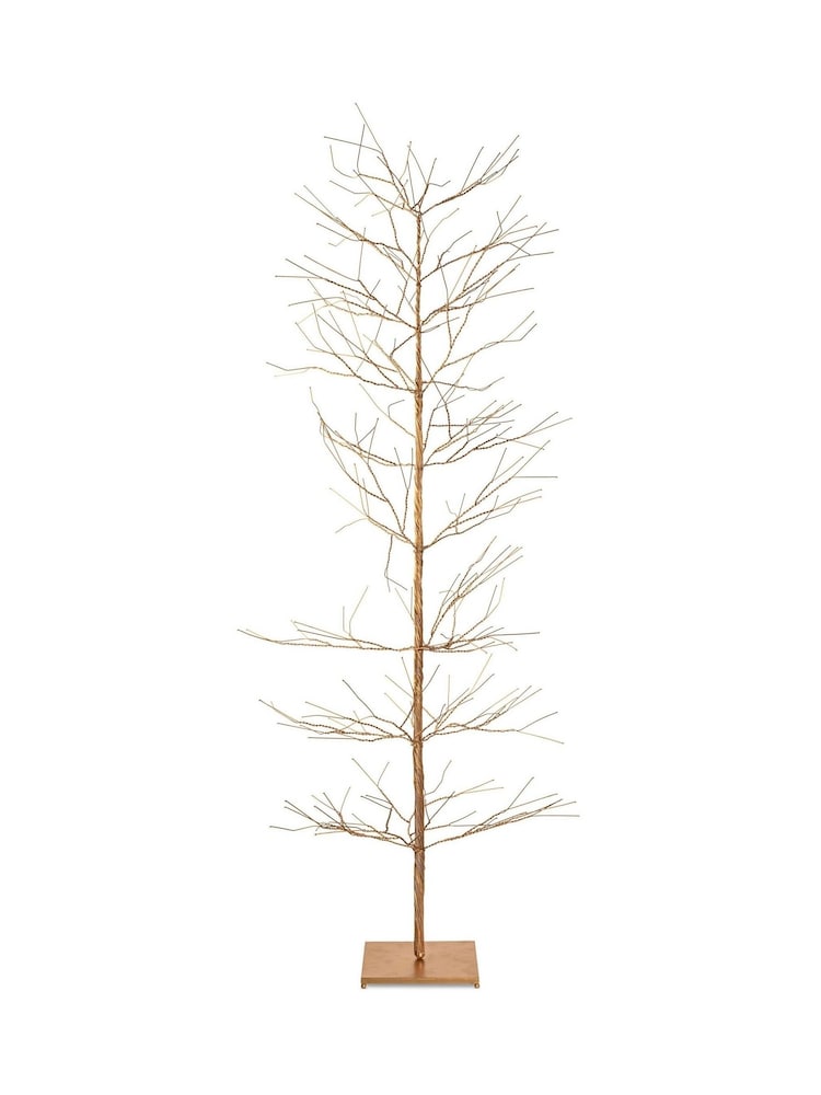 Nkuku Brass Charida Christmas Wire Tree - Image 5 of 5