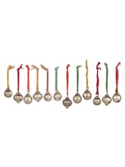 Nkuku Gold Dew Drop Christmas Baubles - Image 5 of 5