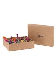 Nkuku Set of 12 Mixed Matt Oko Mini Christmas Baubles - Image 3 of 4