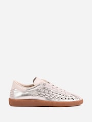 Bronx Bobbie Leather Woven Sneakers - Bild 3 von 6
