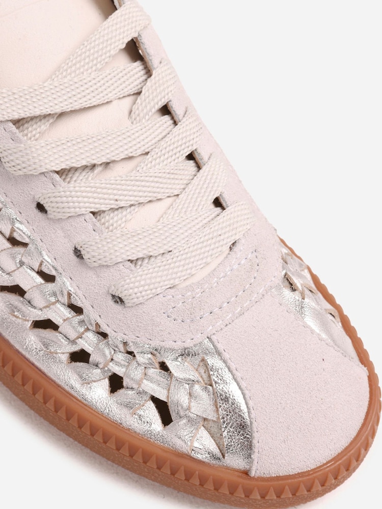 Bronx Bobbie Leather Woven Sneakers - Bild 6 von 6