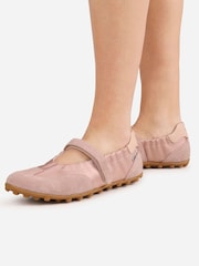 Bronx Gravity Leather Suede Ballerina Shoes - Obrázek 2 z 6