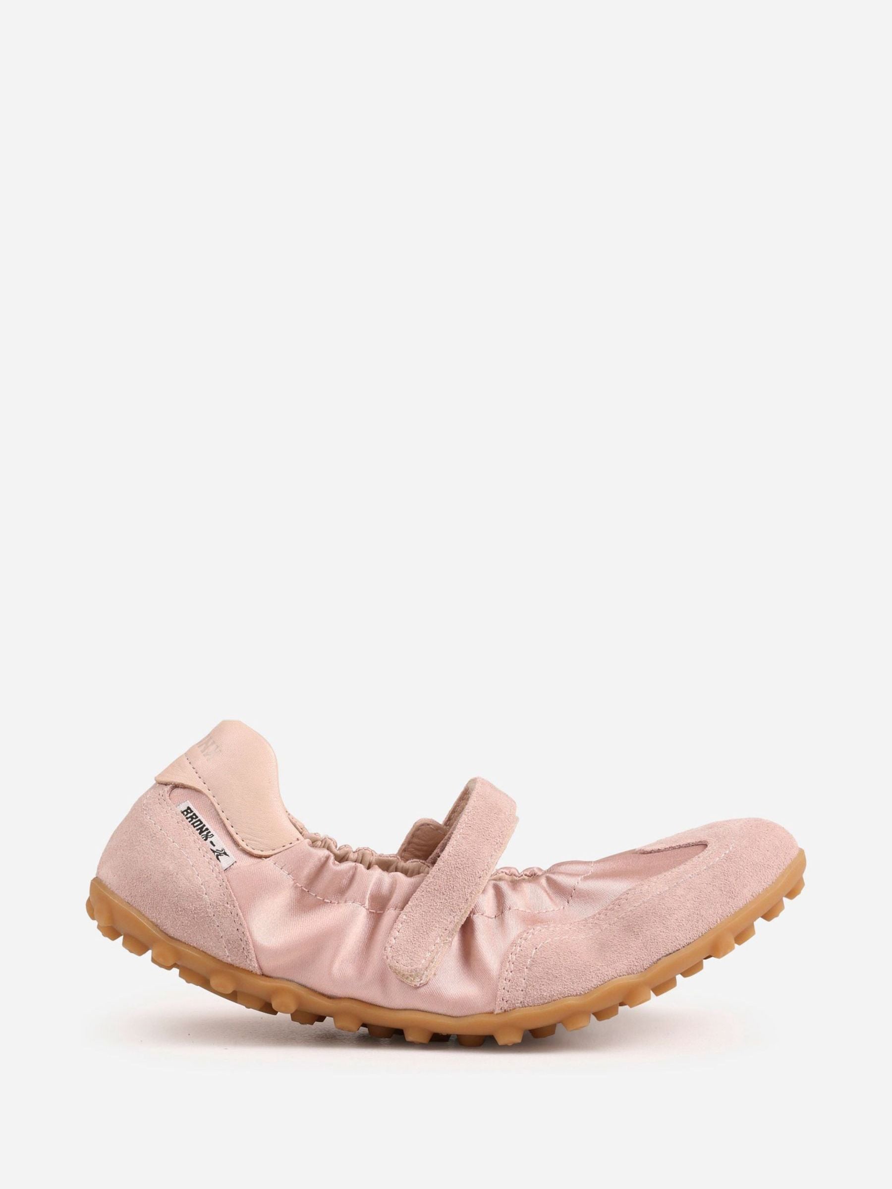 Buy Bronx Pink Gravity Leather Suede Sneakerina Shoes from Next