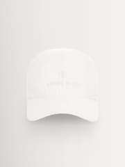 ANINE BING White Washed Smoke Jeremy Baseball Cap - Image 1 of 4
