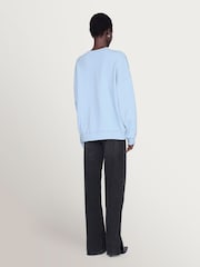 ANINE BING Blue Pale Miles  Sweatshirt - Image 2 of 4