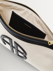 ANINE BING White Natural Canvas With Lili Pouch - Image 4 of 5