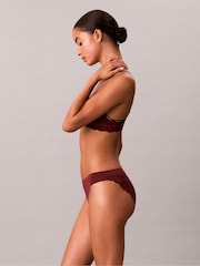 Calvin Klein Red Bikini Briefs with Perfectly Fit Lace - Image 4 of 5