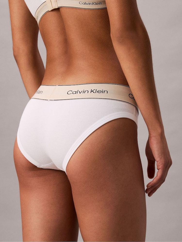 Calvin Klein White Bikini Briefs Heritage Cotton - Image 6 of 6 Calvin Klein White Bikini Briefs Heritage Cotton - Image 6 of 6