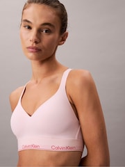 Calvin Klein White Lift Bralette Icon Cotton Modal - Image 3 of 6