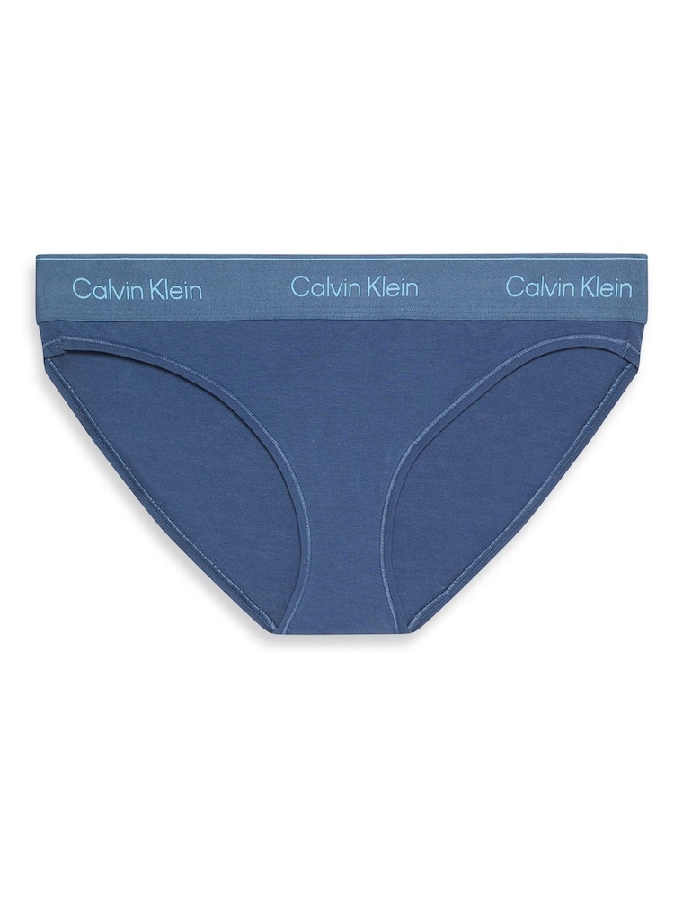 Calvin Klein Blue Bikini Briefs Icon Cotton Modal - Image 7 of 7 Calvin Klein Blue Bikini Briefs Icon Cotton Modal - Image 7 of 7