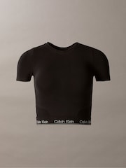 Calvin Klein Black Shapewear Short Sleeve Top Icon - Image 1 of 1