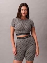 Calvin Klein Grey Shapewear Shorts - Icon - Image 1 of 6