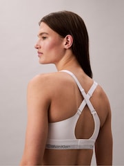 Calvin Klein White Lift Bralette - Icon Cotton Modal - Image 2 of 7