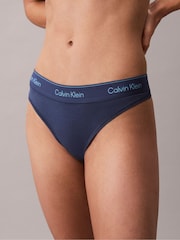 Calvin Klein Blue Thongs Icon Cotton Modal - Image 4 of 6