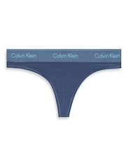 Calvin Klein Blue Thongs Icon Cotton Modal - Image 6 of 6