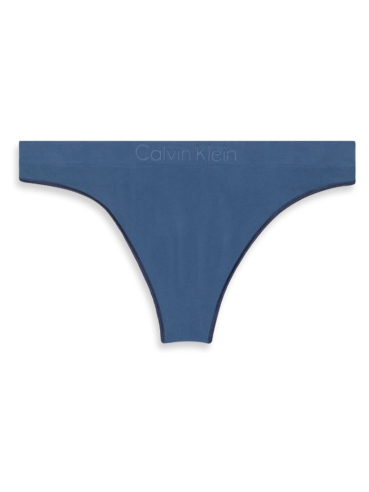 Azul - Calvin Klein Thongs Bonded Flex Seamless - Imagen 1 de 1