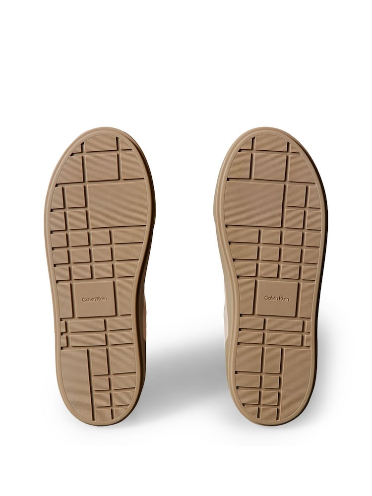 Calvin Klein Pink Leather Warm Winter Platform Trainers - Image 6 of 6 Calvin Klein Pink Leather Warm Winter Platform Trainers - Image 6 of 6