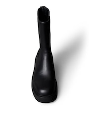 Calvin Klein Leather Tall Chunky Chelsea Boots - صورة 5 من 6