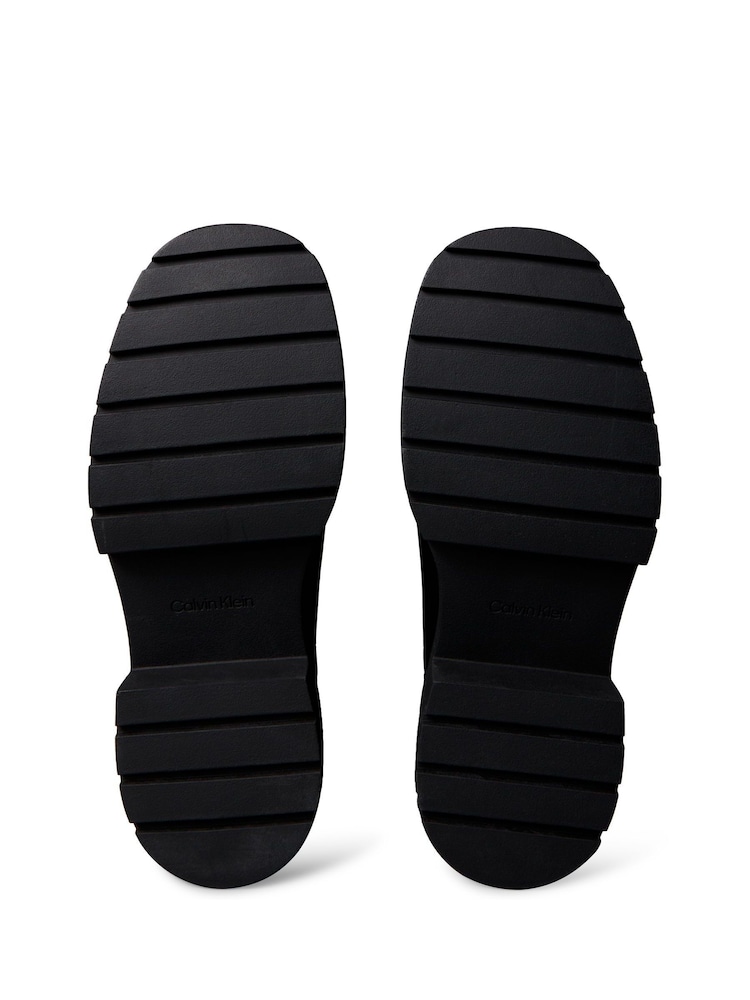 Calvin Klein Leather Tall Chunky Chelsea Boots - صورة 6 من 6 Calvin Klein Leather Tall Chunky Chelsea Boots - صورة 6 من 6