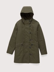 Seasalt Cornwall Green Boscaswell Waterproof 3-in-1 Duffle Coat - Image 4 of 5