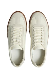 Calvin Klein Leather Signature Logo Trainers - Bild 3 von 4
