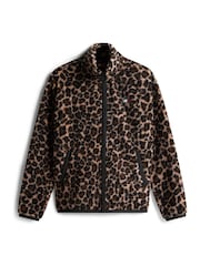 Tommy Jeans Black Badge Teddy Oversized Zip-Through Sweatshirt - Image 5 of 5