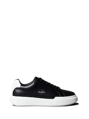 Calvin Klein Off White Leather Durable Traction NYC Trainers - Image 1 of 6