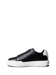 Calvin Klein Off White Leather Durable Traction NYC Trainers - Image 2 of 6