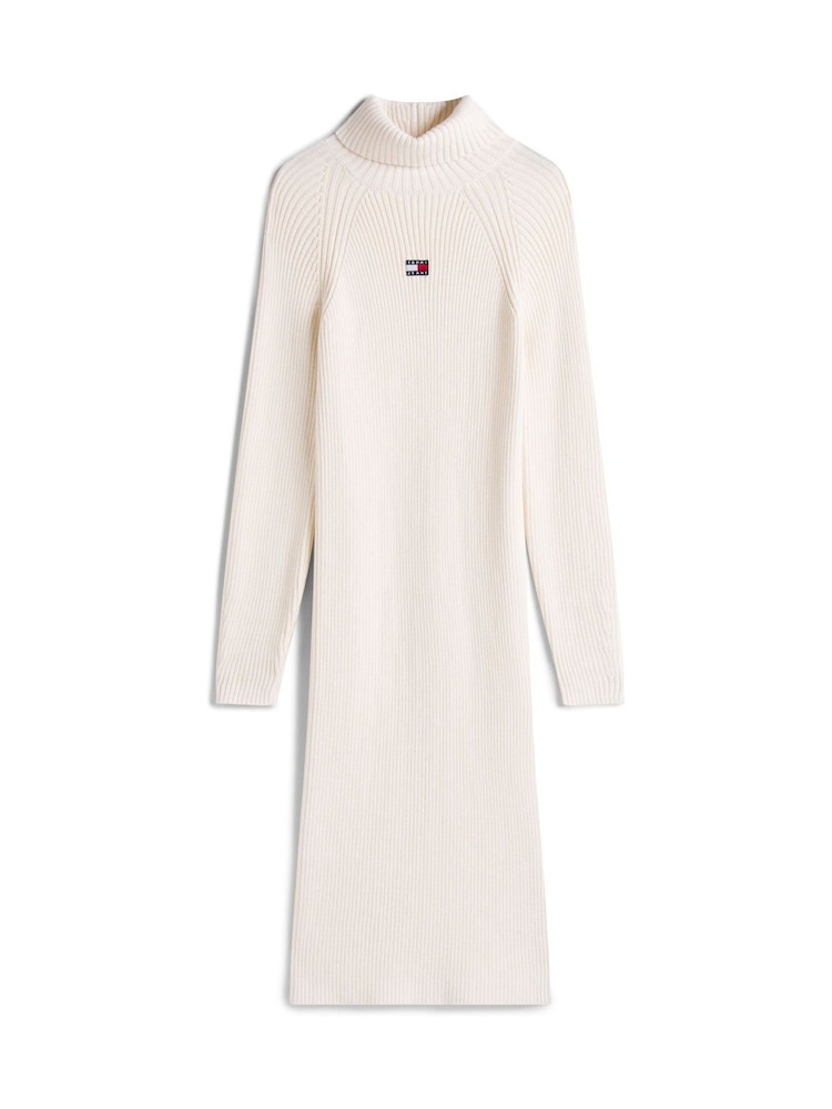 Tommy Jeans White Badge Maxi Jumper Dress - Image 5 of 5