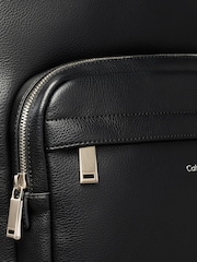 Calvin Klein Black Micro Pebble Round Backpack - Image 3 of 5