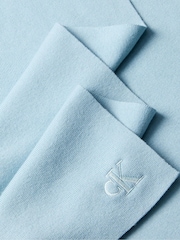 Calvin Klein Blue Signature Logo Scarf - Image 2 of 3