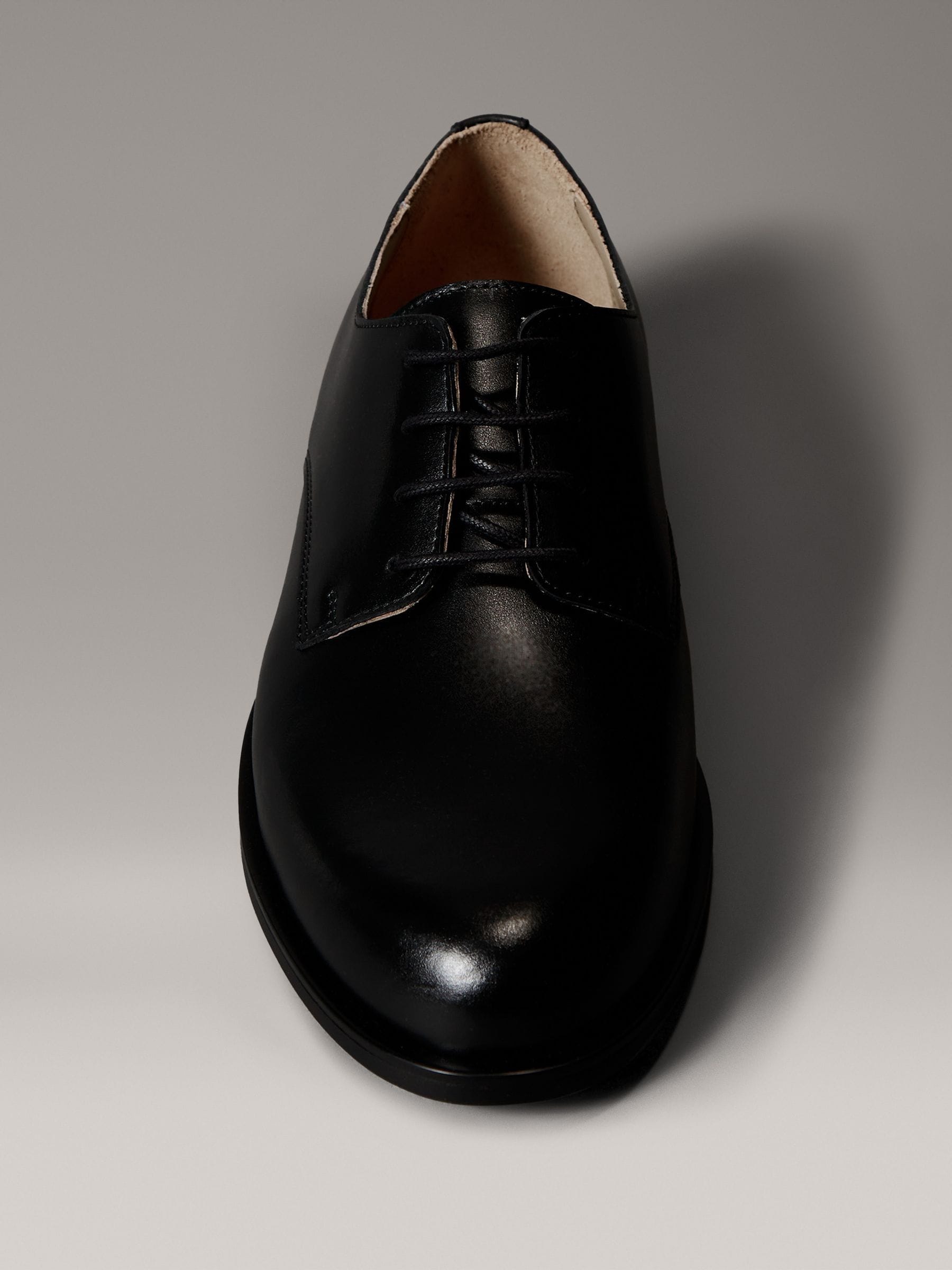 Buy Calvin Klein Black Leather Cushioned Derby Lace-Up Shoes from Next Hong  Kong