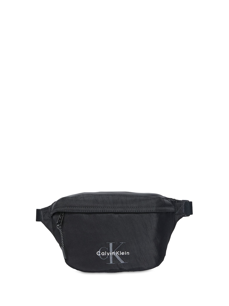 črna - Calvin Klein Nylon Monogram Logo Waistpack - Slika 1 iz 2