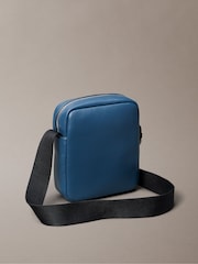 Calvin Klein Blue Micro Pebble Reporter Bag - Image 2 of 5