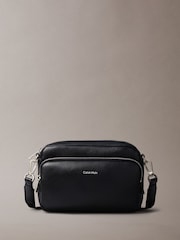 Calvin Klein Black Micro Pebble Camera Bag - Image 1 of 5
