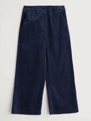 Seasalt Cornwall Blue Asphodel Cord Trousers - Image 4 of 5