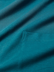 Seasalt Cornwall Blue Tall Waves Jersey Tunic - Image 5 of 5